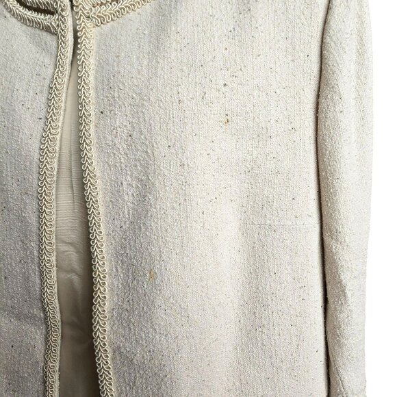 Dannys Fashion Hong Kong Womens Suit Set Jacket Skirt Hand Tailored Beige HS172 - Picture 7 of 16